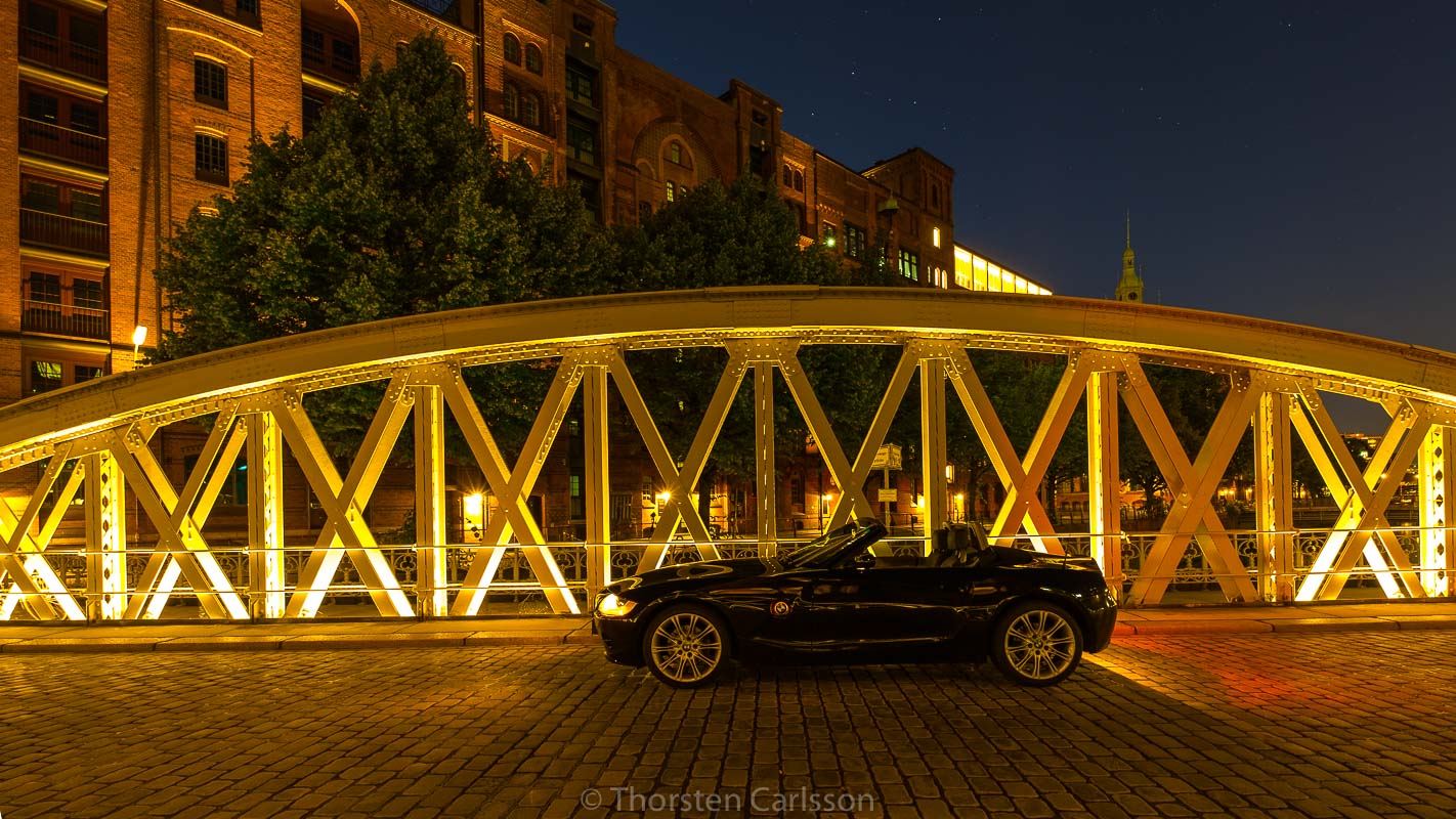 BMW Z4 auf der Neuerwegsbrücke