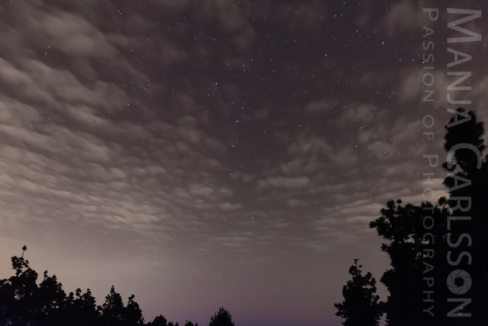 Grosser Wagen Im Sternen Wolken Himmel Manja Carlsson Passion