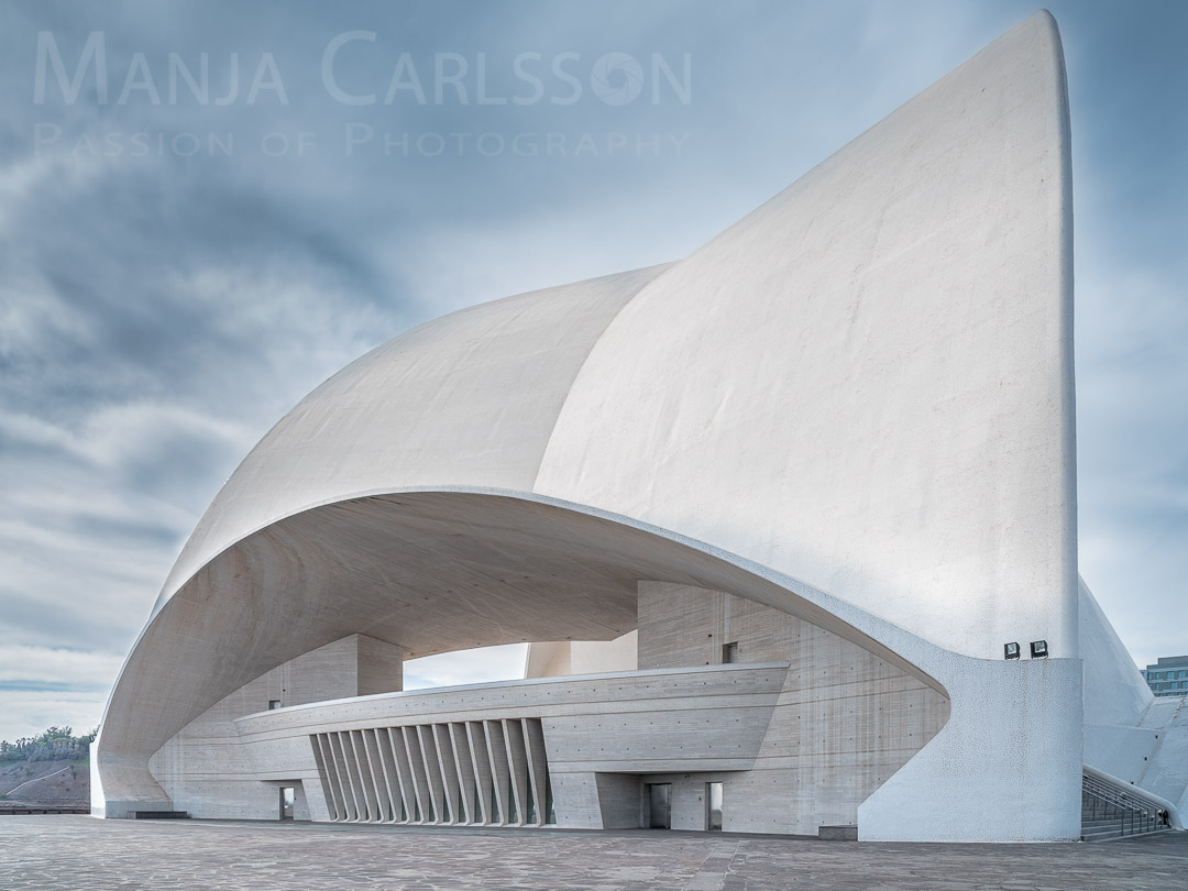 Auditorium Santa Cruz / Tenerife Rückansicht ©Manja Carlsson