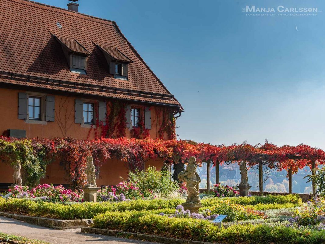 Rothenburg ob der Tauber - Burggarten - Jardines Antiguo castillo