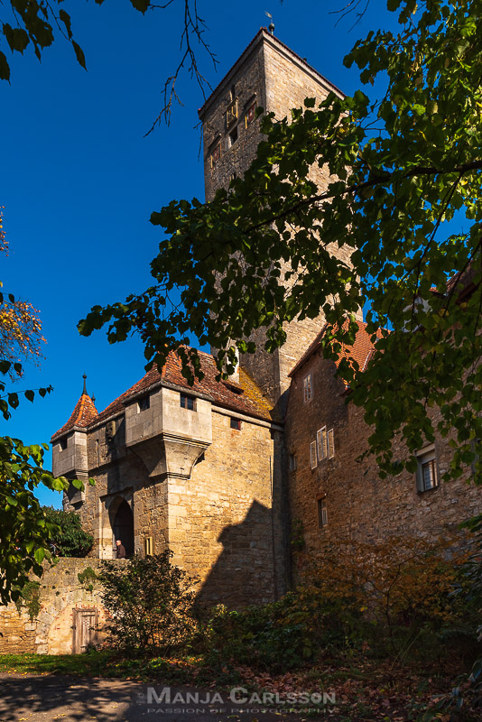 Rothenburg ob der Tauber - Burgturm und Stadttor