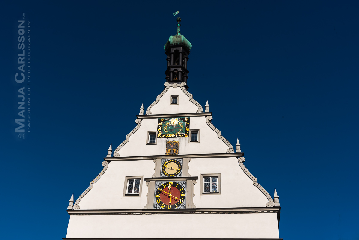 Rothenburg ob der Tauber - Glockenspiel - geschlossene Fenster