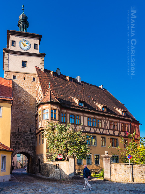 Rothenburg ob der Tauber - weißer Turm (Außenseite)