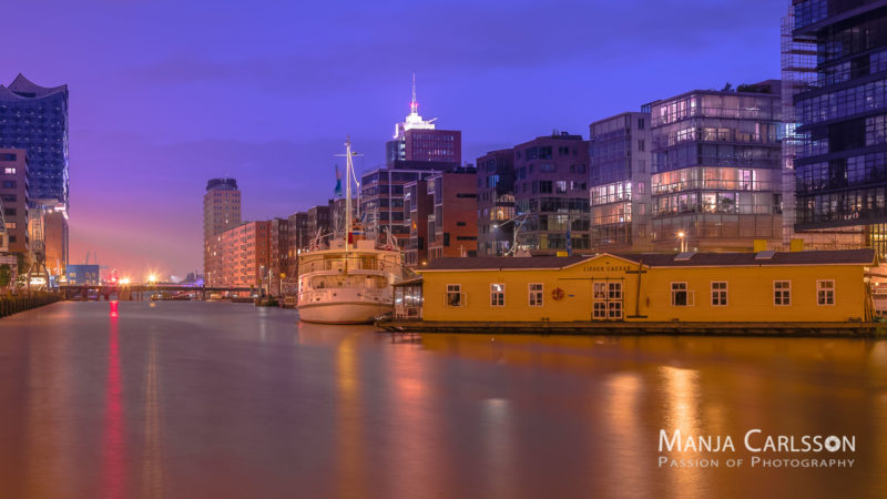 Hafencity - Sandtorhafen in der Nacht