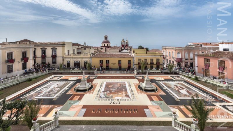 Corpus Christi Sandbild 2017 Ayuntaminto La Orotava